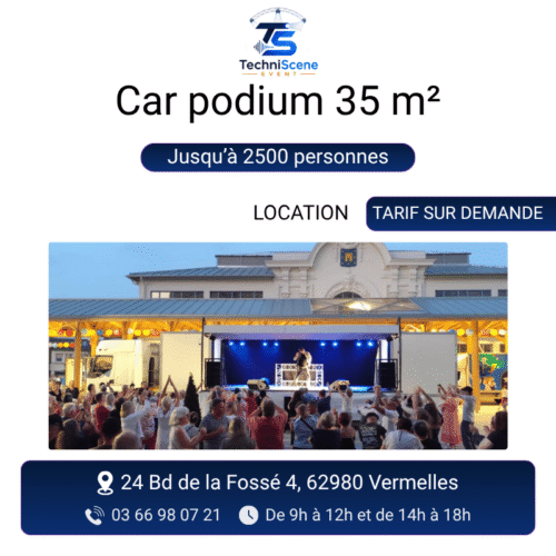 Car podium 35 m²