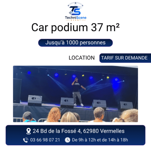 Car podium 37 m²