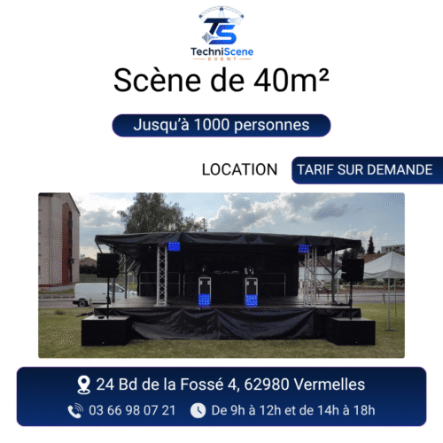 Scène de 40m²