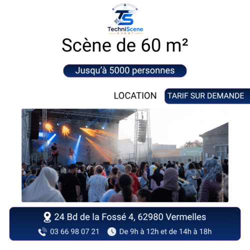 Scène de 60 m²