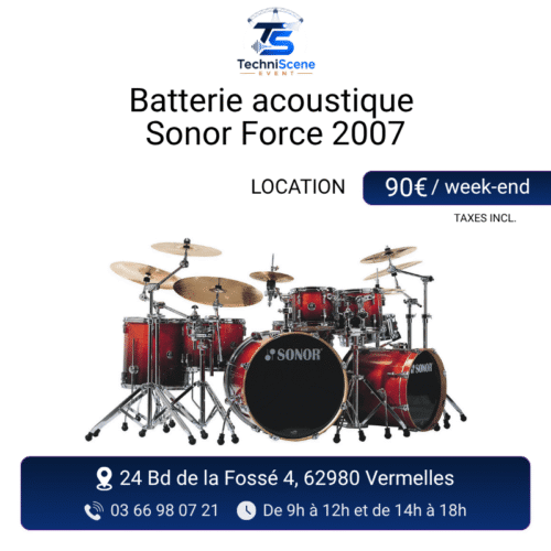 location batterie acoustique événement