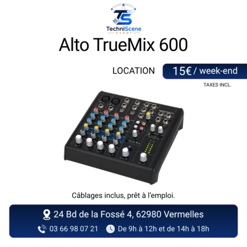 location table mixage compacte événement