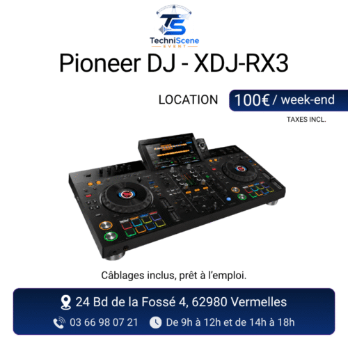 location Pioneer XDJ-RX3 événement