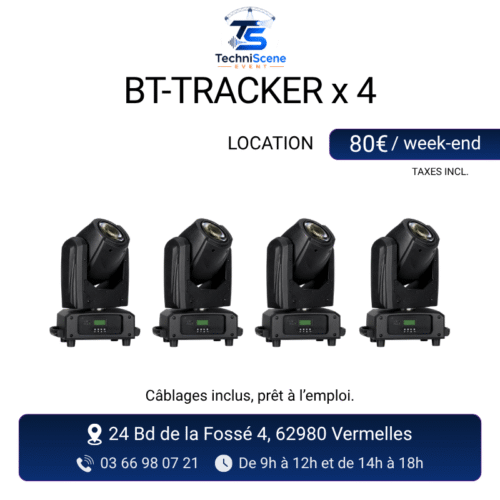 location système sono BT-TRACKER événement